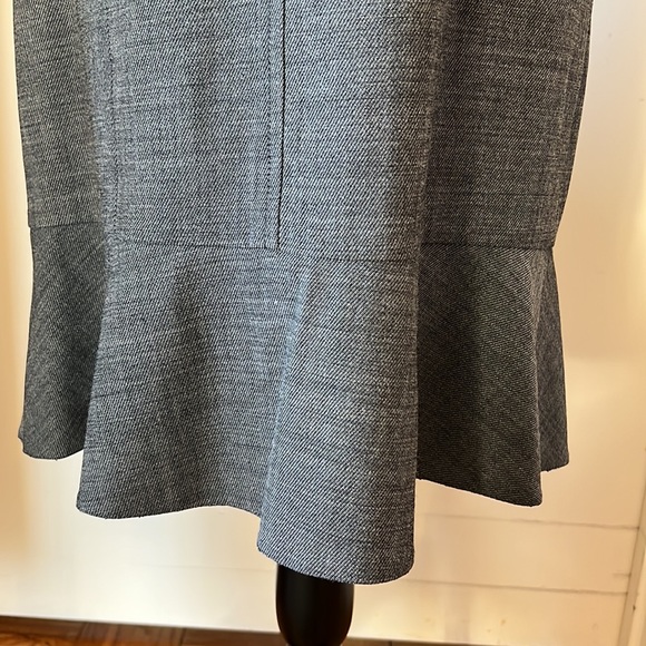 Sunny Choi Grey Fitted Wool Dress Sz 6 EUC - Picture 5 of 14